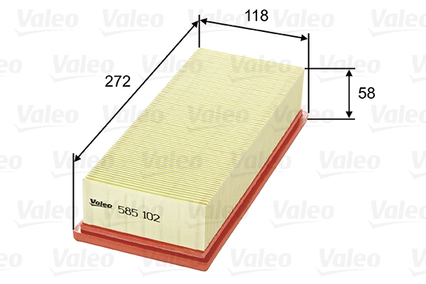 Воздушный фильтр VALEO 585102