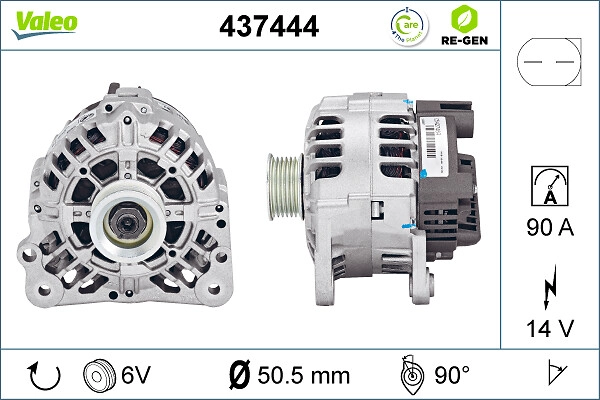Генератор VALEO 437444