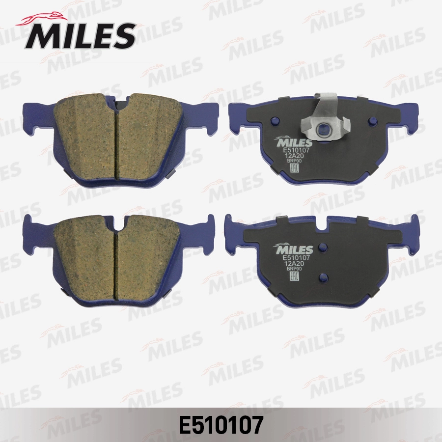 Комплект тормозных колодок дисковый тормоз MILES E510107