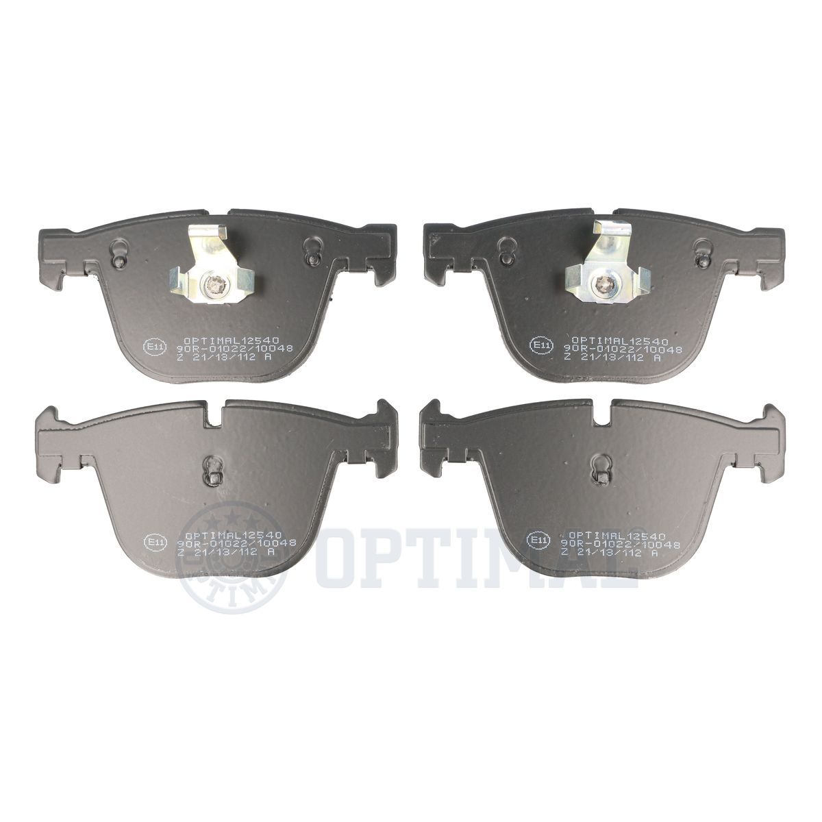 Комплект тормозных колодок дисковый тормоз OPTIMAL BP-12540