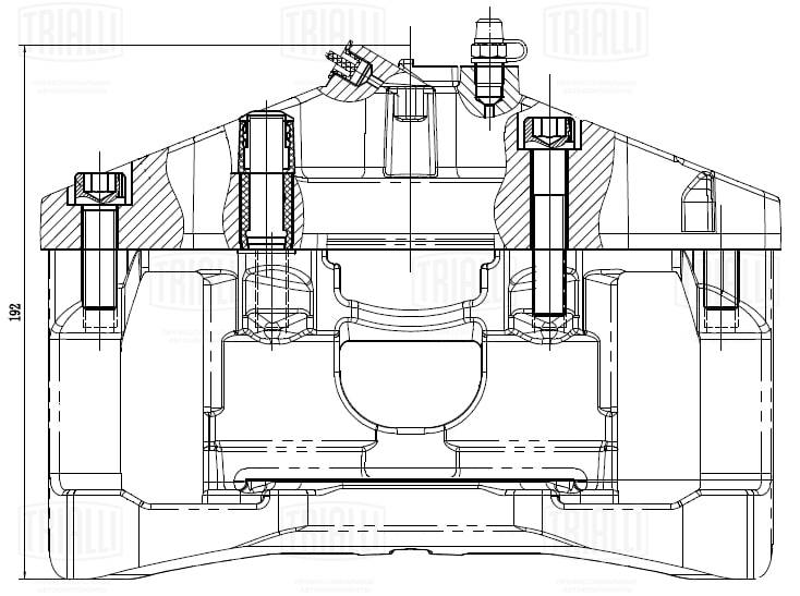 Тормозной суппорт TRIALLI CF 052265
