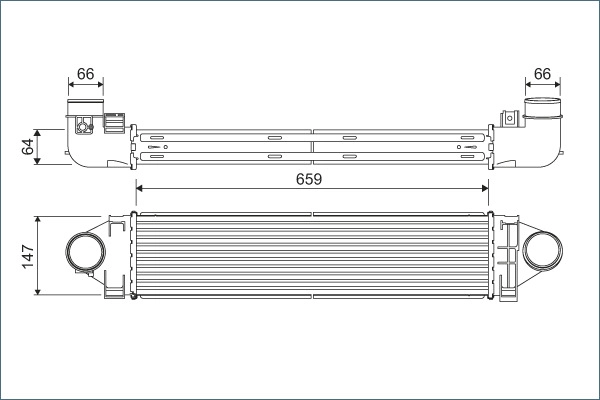 Интеркулер VALEO 822926