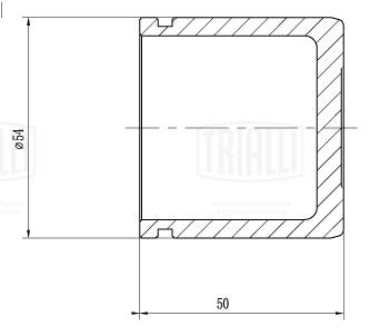 Поршень корпус скобы тормоза TRIALLI RCF 012104