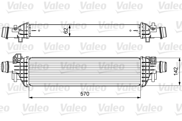 Интеркулер VALEO 818628