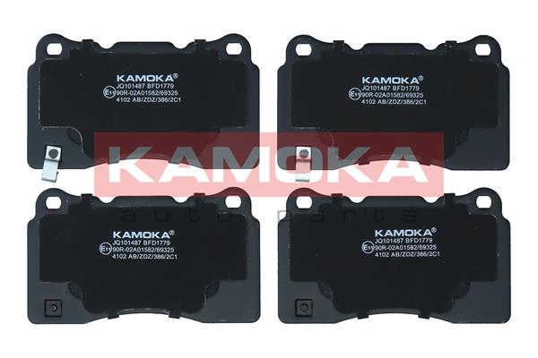 Комплект тормозных колодок дисковый тормоз KAMOKA JQ101487