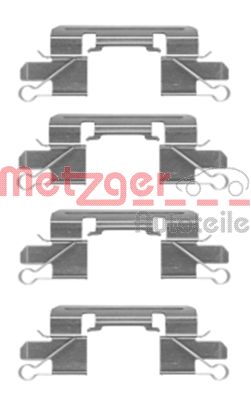 Комплектующие колодки дискового тормоза METZGER 109-1769