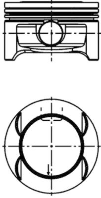 Поршень KOLBENSCHMIDT 40385620