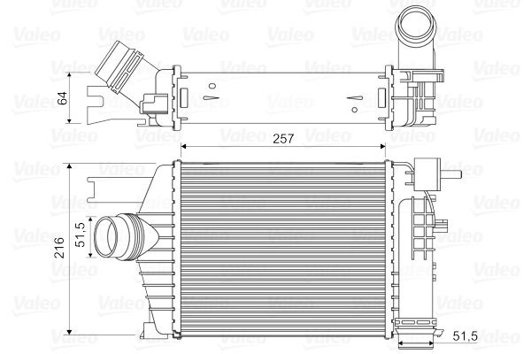 Интеркулер VALEO 818343