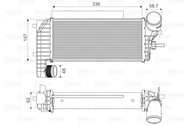 Интеркулер VALEO 818604