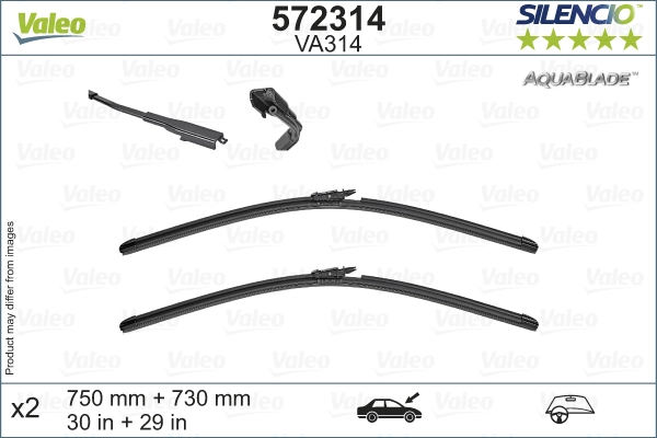 Щетка стеклоочистителя VALEO 572314
