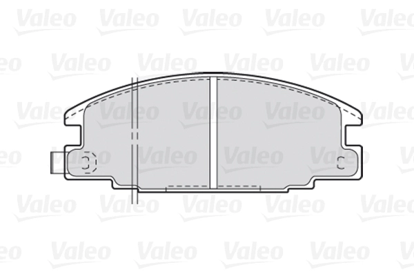 Комплект тормозных колодок дисковый тормоз VALEO 301020