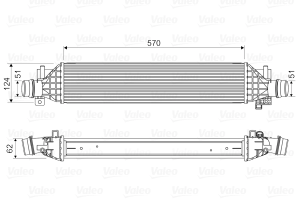 Интеркулер VALEO 818629