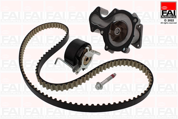 Водяной насос + комплект зубчатого ремня FAI AUTOPARTS TBK551-6622