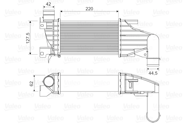 Интеркулер VALEO 818555