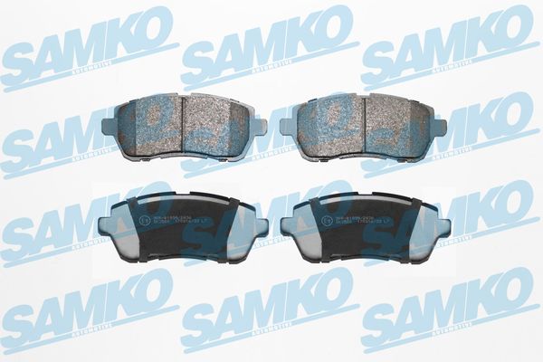 Комплект тормозных колодок дисковый тормоз SAMKO 5SP2045