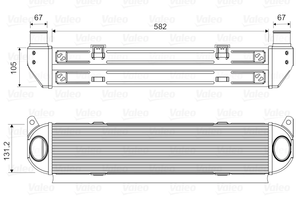 Интеркулер VALEO 818359