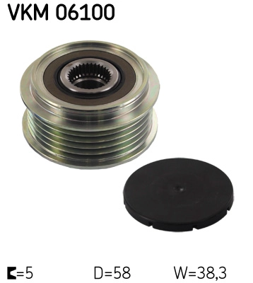 Механизм свободного хода генератора SKF VKM 06100