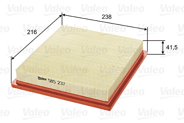 Воздушный фильтр VALEO 585237