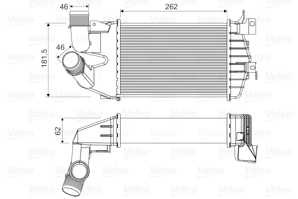 Интеркулер VALEO 818556