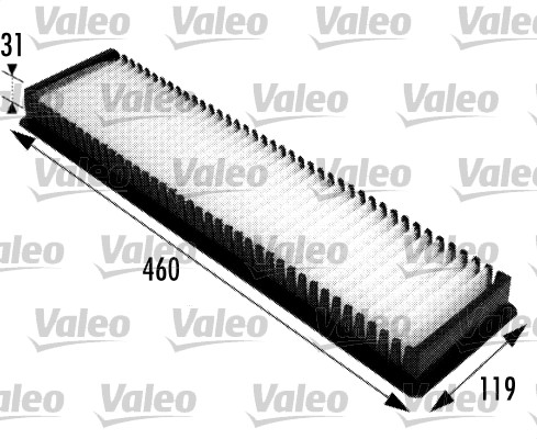 Фильтр воздух во внутренном пространстве VALEO 698724