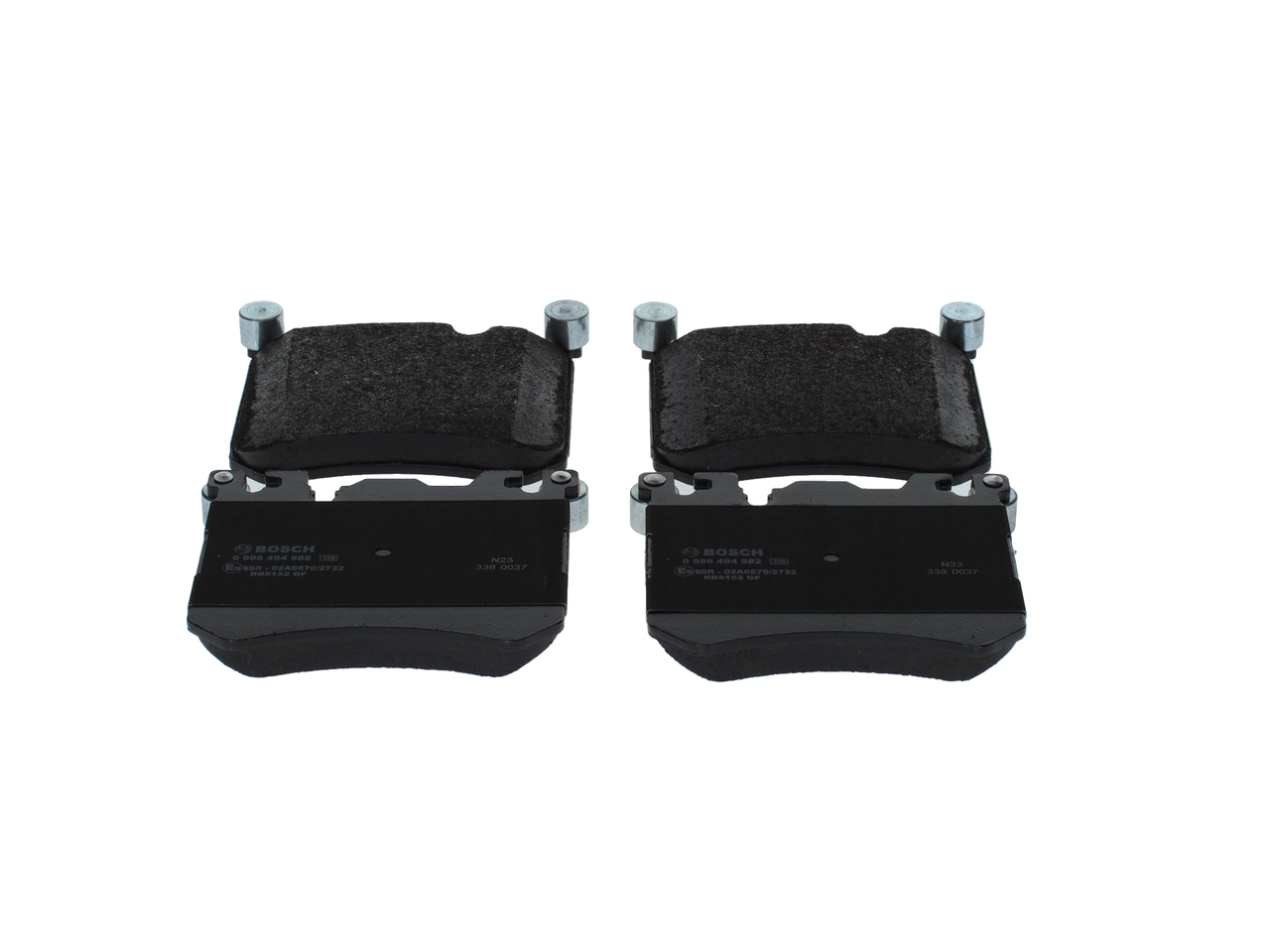 Комплект тормозных колодок дисковый тормоз BOSCH 0 986 494 982