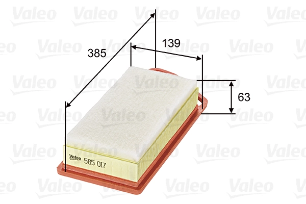 Воздушный фильтр VALEO 585017