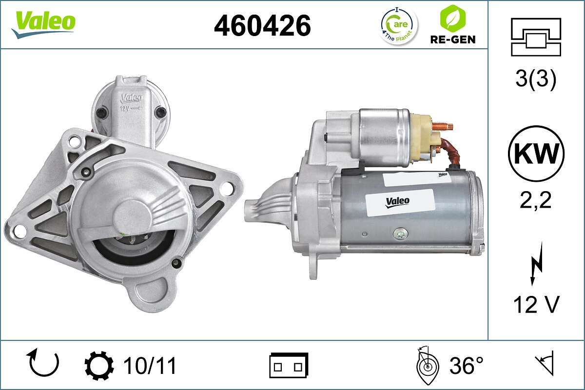 Стартер VALEO 460426