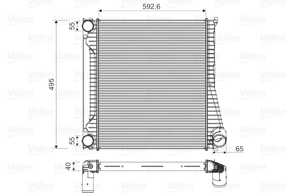 Интеркулер VALEO 818346