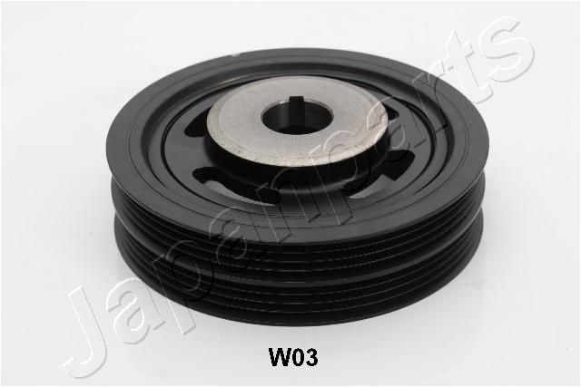 Ременный шкив коленчатый вал JAPANPARTS PU-W03