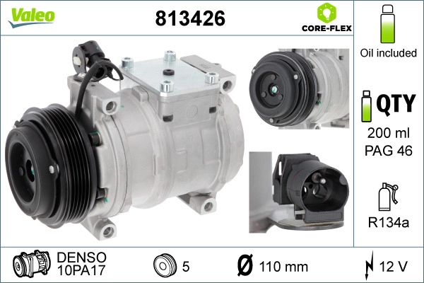 Компрессор кондиционер VALEO 813426