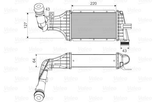Интеркулер VALEO 818660