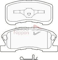 Комплект тормозных колодок дисковый тормоз ALLIED NIPPON ADB3816
