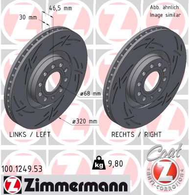 Тормозной диск black z