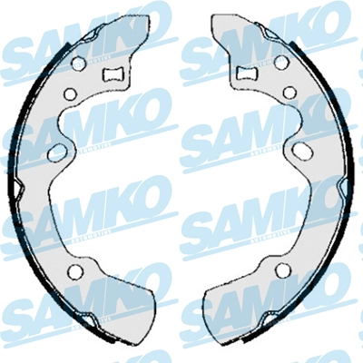 Комплект тормозных колодок SAMKO 85620