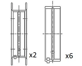 Подшипник коленвала FAI AUTOPARTS BM1016-STD