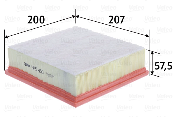 Воздушный фильтр VALEO 585450