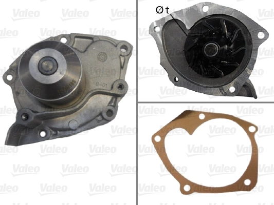 Водяной насос охлаждение двигателя VALEO 506725
