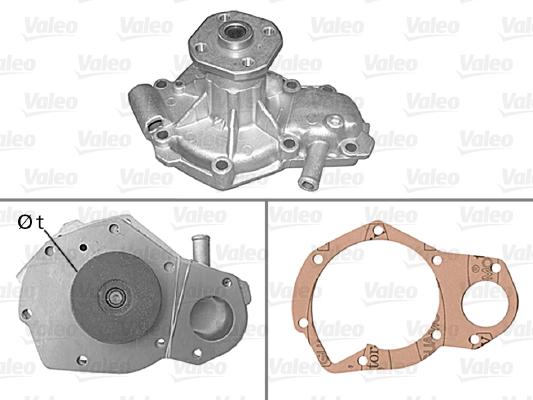 Водяной насос охлаждение двигателя VALEO 506074