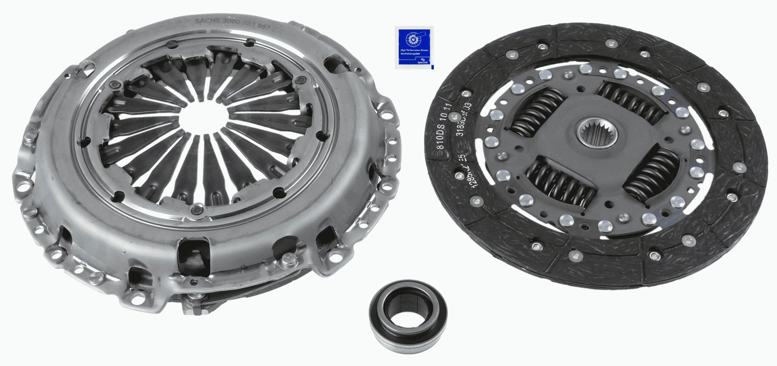 Комплект сцепления SACHS 3000 951 987