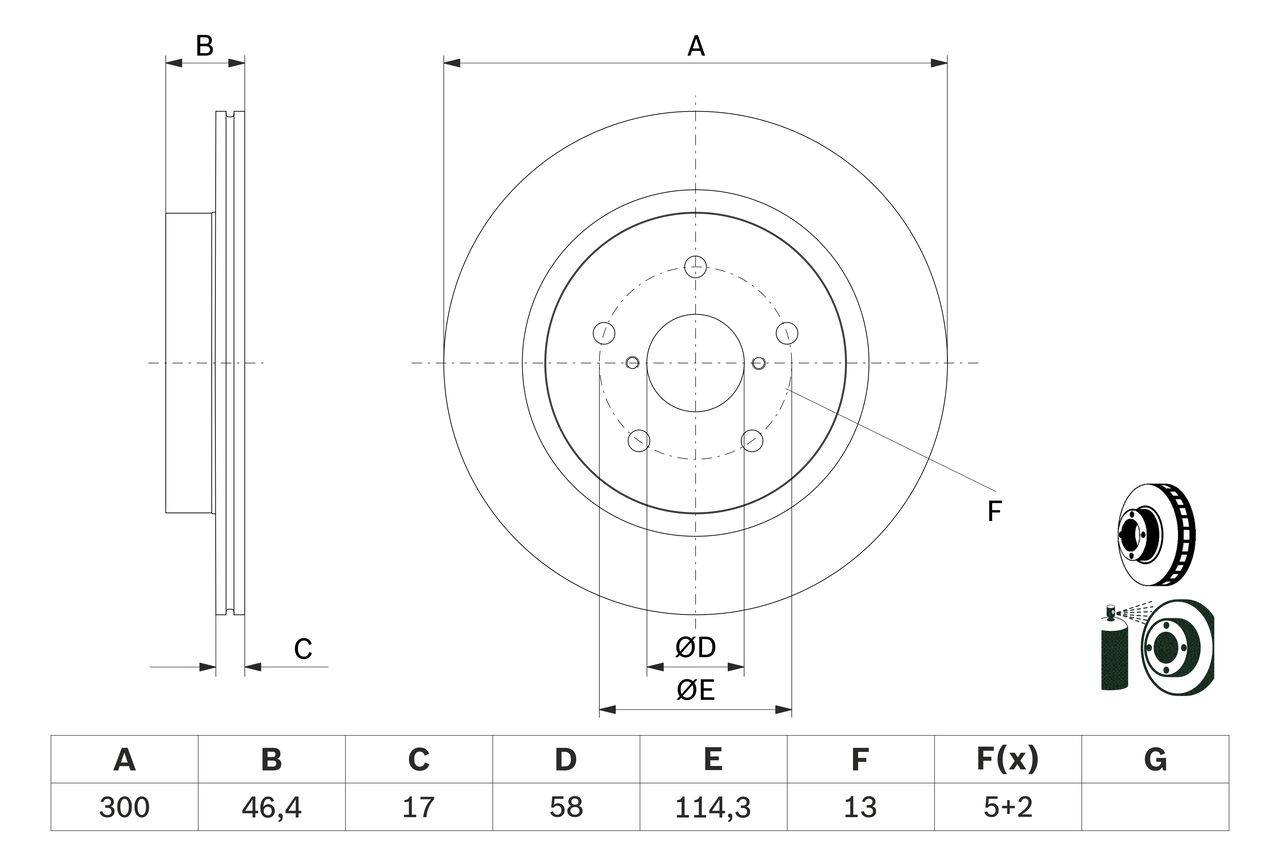 Тормозной диск BOSCH 0 986 479 D64
