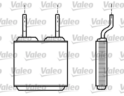 Теплообменник отопление салона VALEO 812149