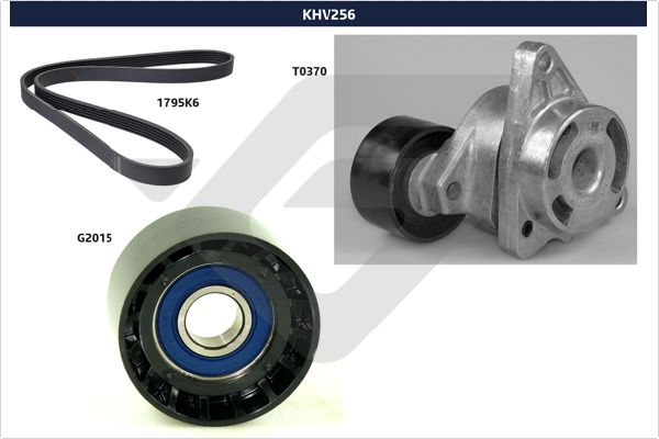 Поликлиновой ременный комплект HUTCHINSON KHV 256