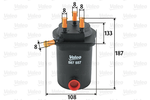 Топливный фильтр VALEO 587557