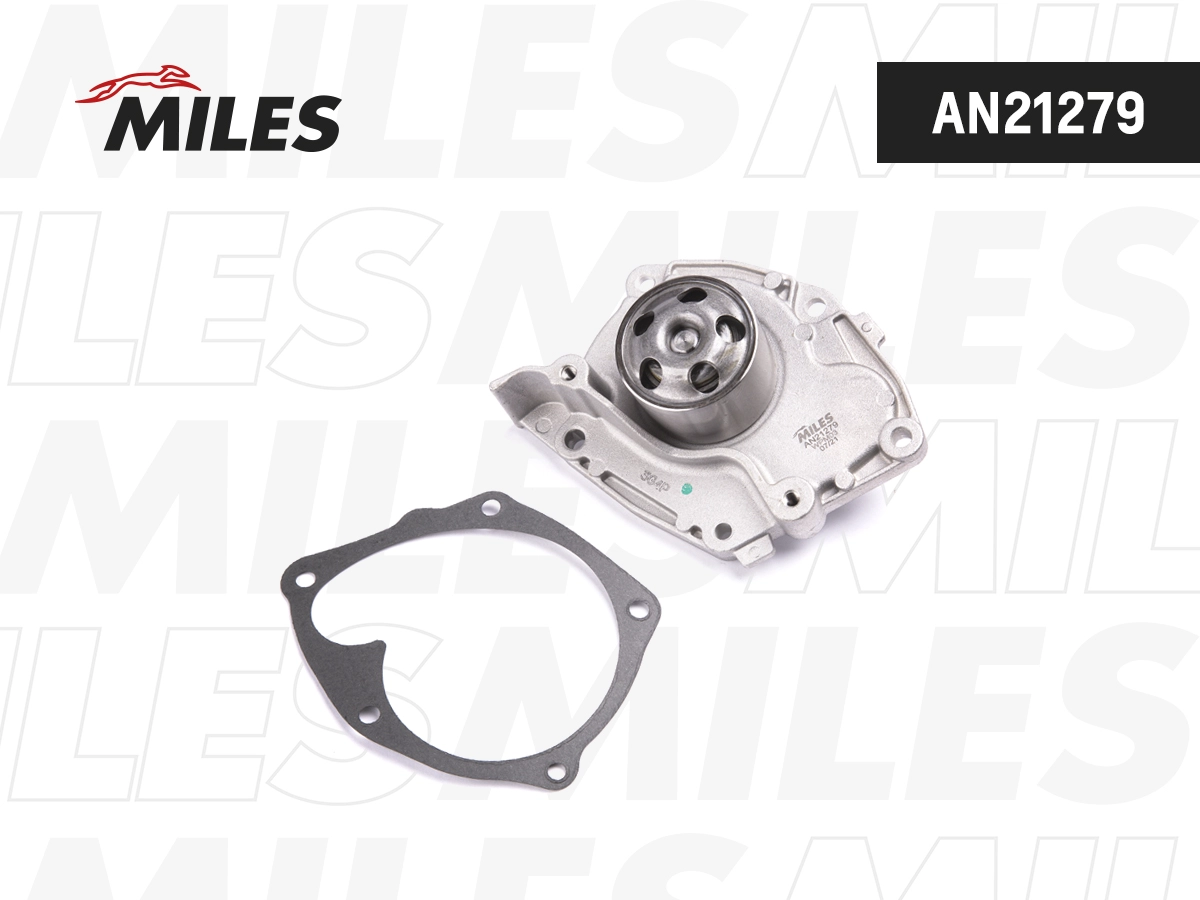 Водяной насос охлаждение двигателя MILES AN21279