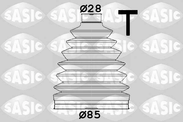 Комплект пыльника приводной вал SASIC 1906151