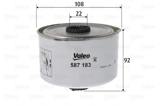 Топливный фильтр VALEO 587183