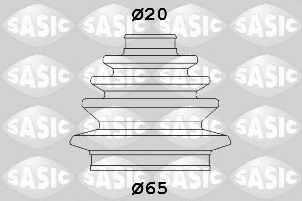 Комплект пыльника приводной вал SASIC 9004629