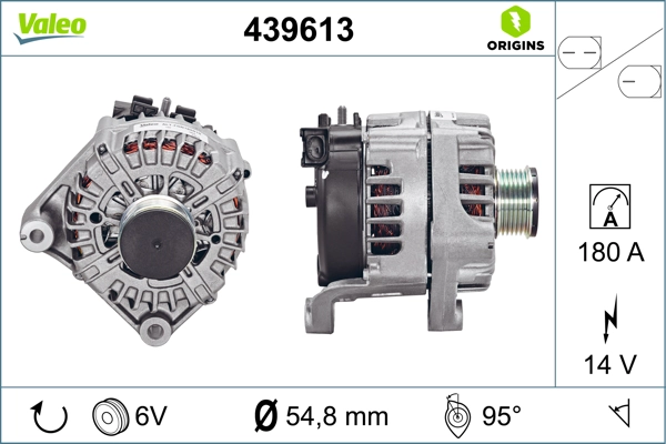 Генератор VALEO 439613