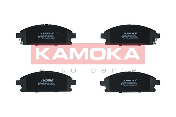 Комплект тормозных колодок дисковый тормоз KAMOKA JQ1012526