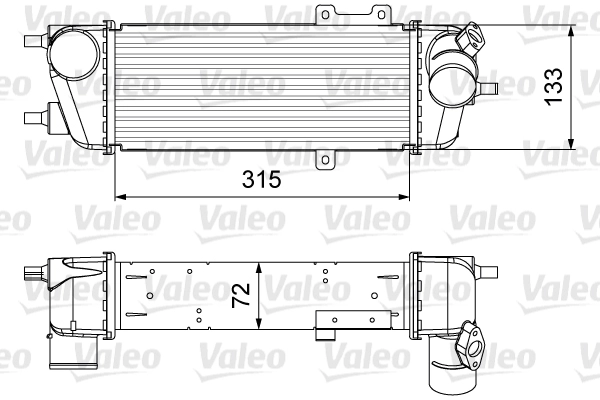 Интеркулер VALEO 818361